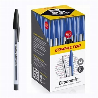 CANETA PRETA COMPACTOR